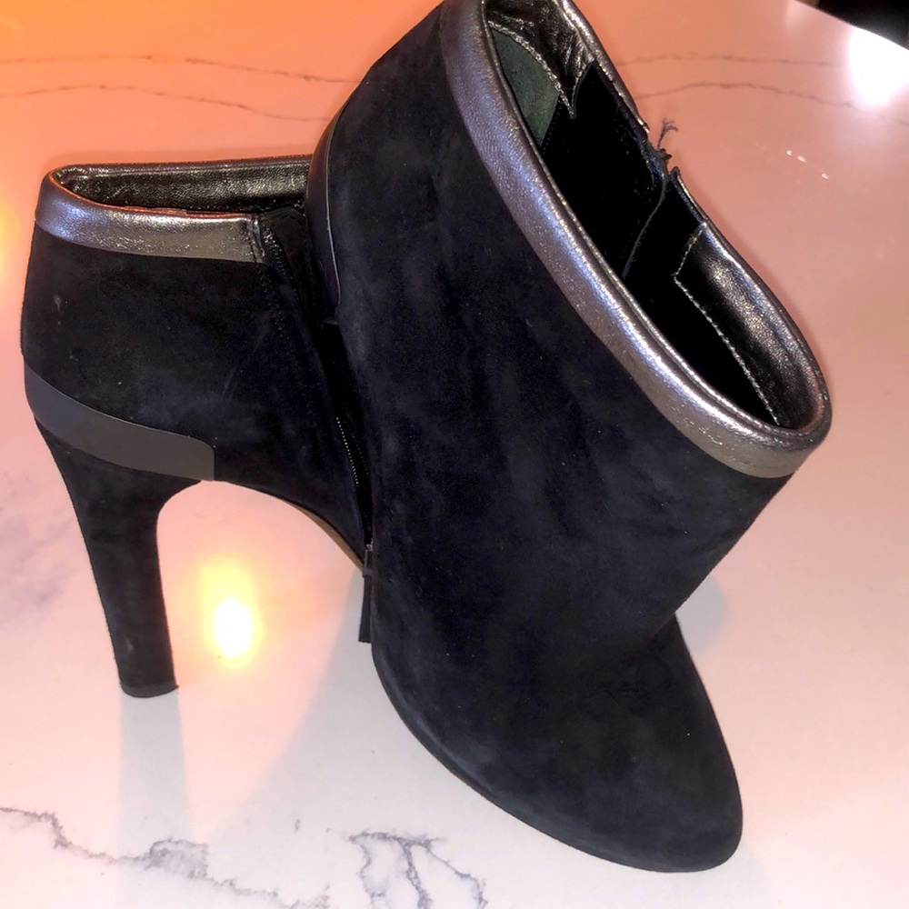Fendi Black Suede 38.5 Booties